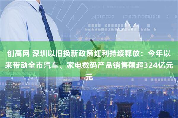 创高网 深圳以旧换新政策红利持续释放：今年以来带动全市汽车、家电数码产品销售额超324亿元