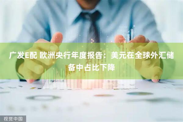 广发E配 欧洲央行年度报告：美元在全球外汇储备中占比下降